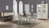 Millbrook Dining white chairs