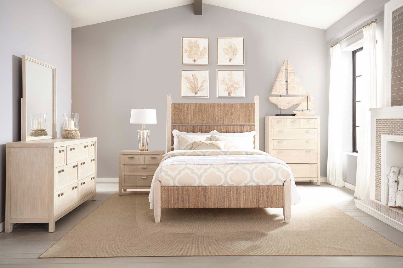 Panama Wood and Woven Bed - Home