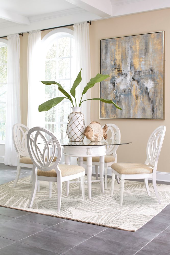 Isle of Palms Round Dining Table Room