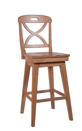 Front of Millbrook X Back Swivel Bar Stool